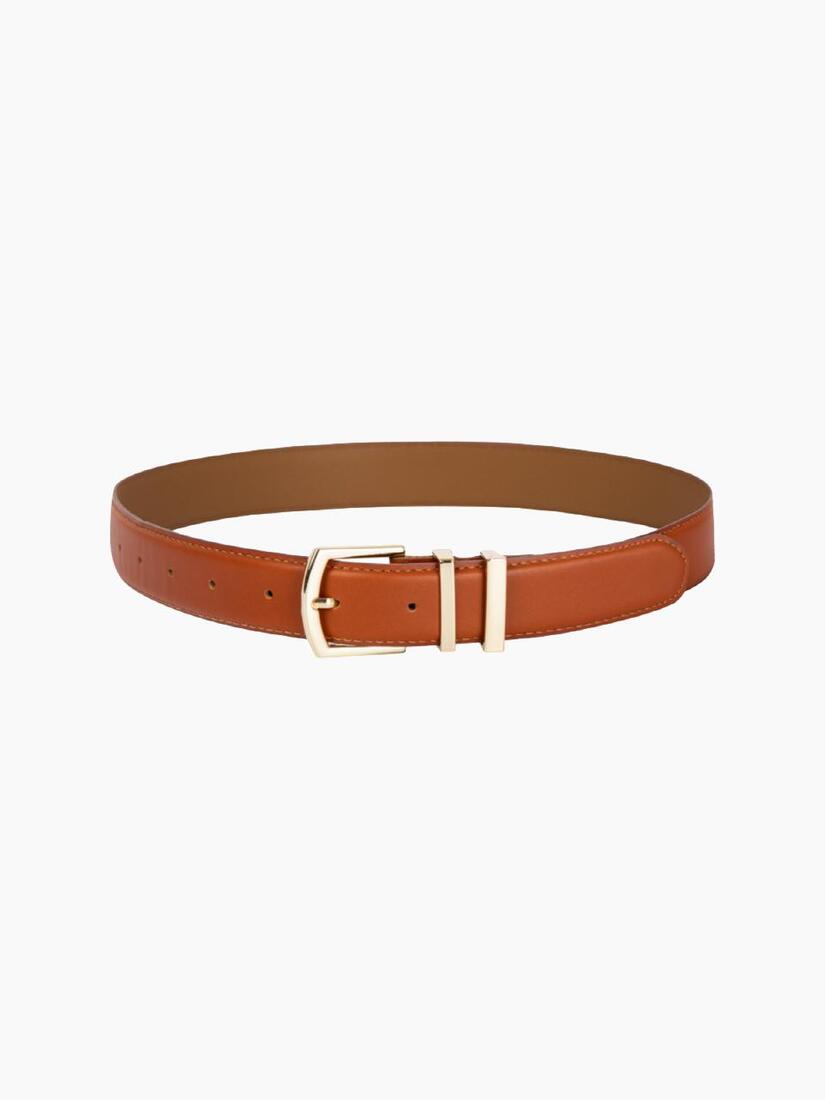 ROZY LEATHER BELT (BROWN)