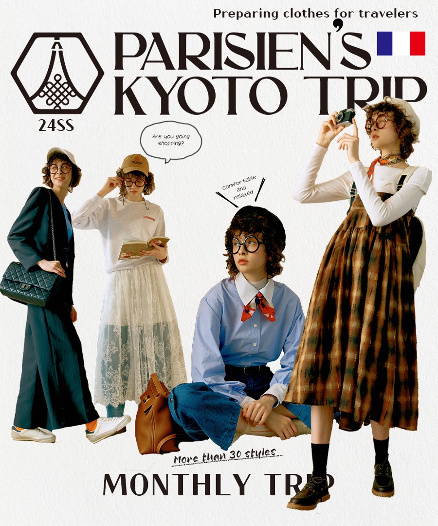 PARISIEN&#039;S KYOTO TRIP 2024 SS